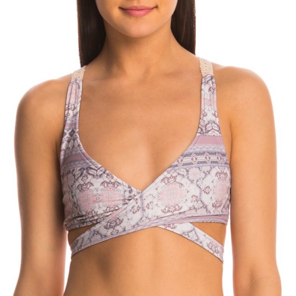 L*Space Swimwear Rimini Joey Reversible Bikini Top
